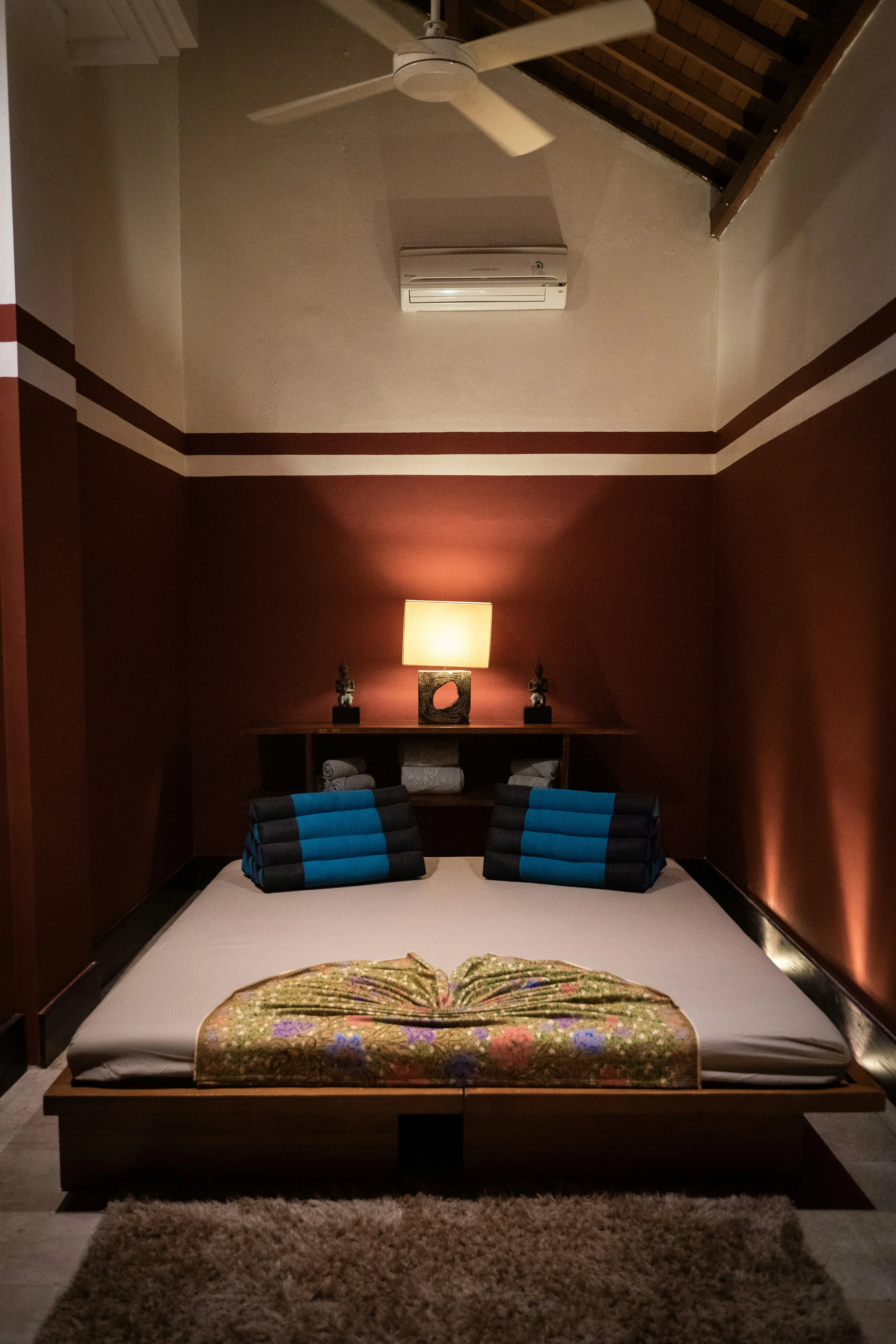 Serene private therapy chambers featuring custom warm lighting and pure organic diffusers